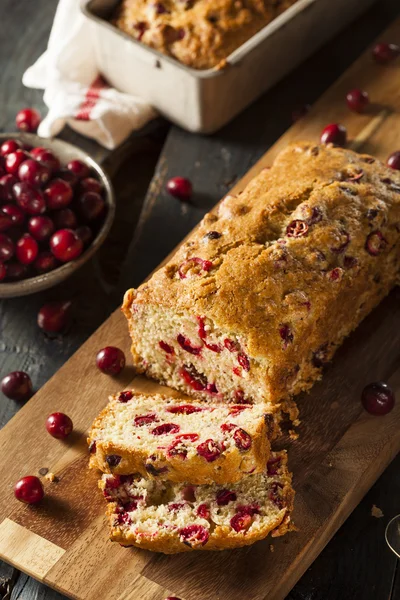 Homemade Festive Cranberry Bread — Stock Photo, Image