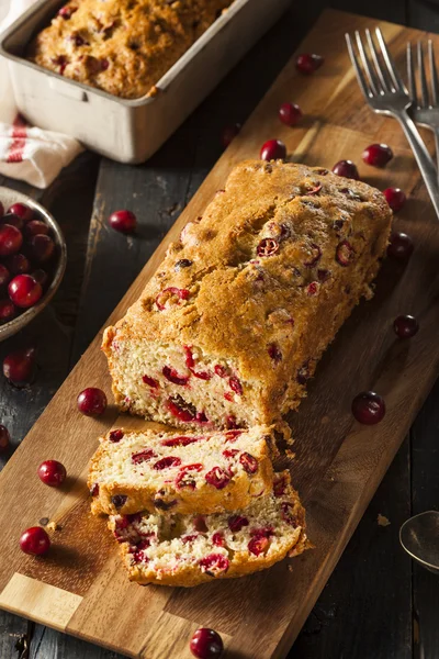 Homemade Festive Cranberry Bread — Stock Photo, Image