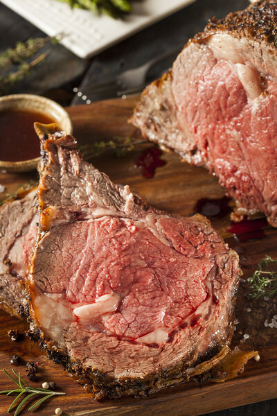 Homemade Grass Fed Prime Rib Roast