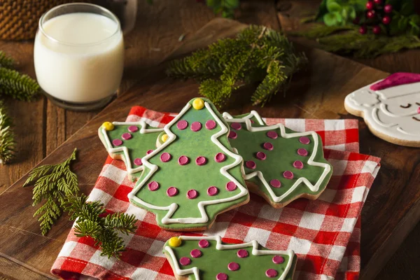 Festive Homemade Christmas Cookies — Stock Photo, Image