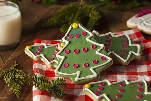 Festive biscotti di Natale fatti in casa — Foto Stock