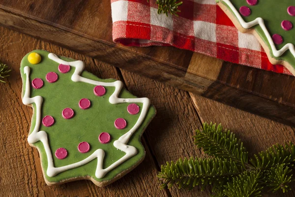 Bolinhos de Natal caseiros festivos — Fotografia de Stock