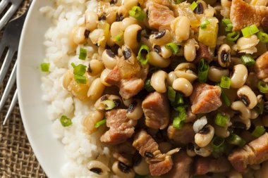 Ev yapımı Güney Hoppin John
