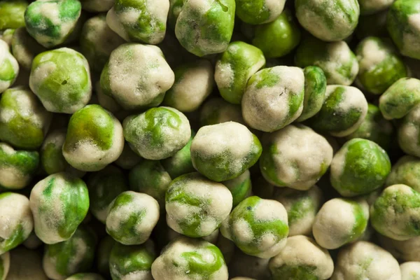 Hausgemachte trockene Gewürz Wasabi Erbsen — Stockfoto