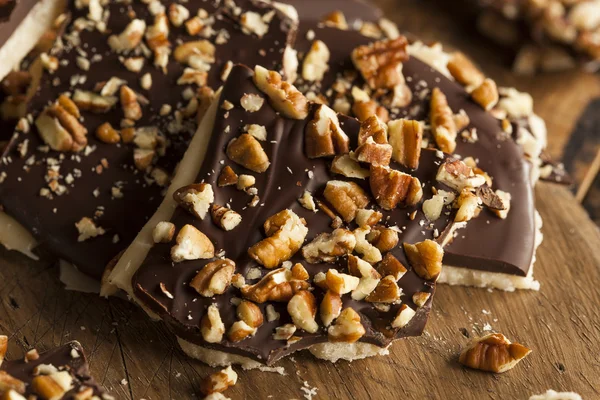 Homemade Chocolate English Toffee — Stock Photo, Image