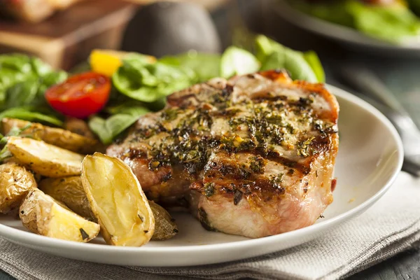 Large Grilled Pork Chop — Stock Photo, Image