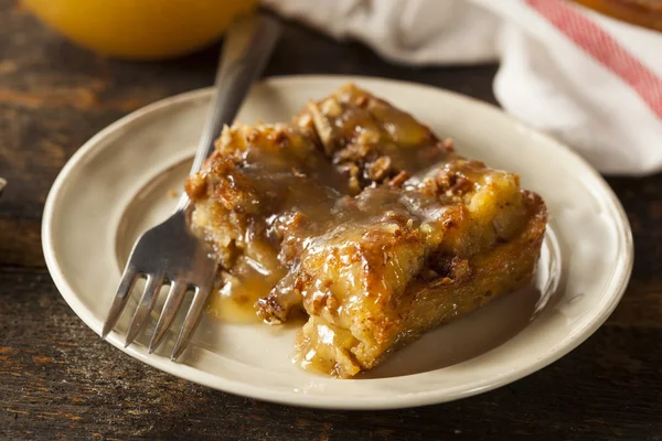 Sweet Homemade Bread Pudding — Stock Photo, Image