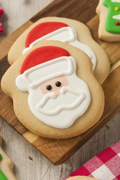 Galletas caseras de azúcar de Navidad —  Fotos de Stock