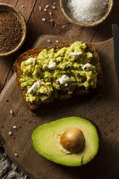 Gesundes hausgemachtes Avocado Toast — Stockfoto