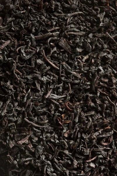 Ξηρό μαύρο χαλαρά φύλλα τσαγιού — Φωτογραφία Αρχείου