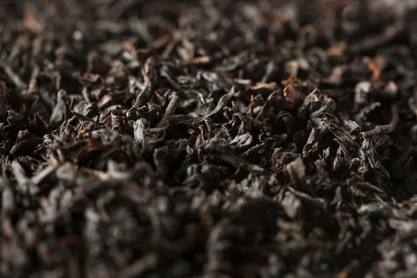 Suché černé sypané čaje — Stock fotografie