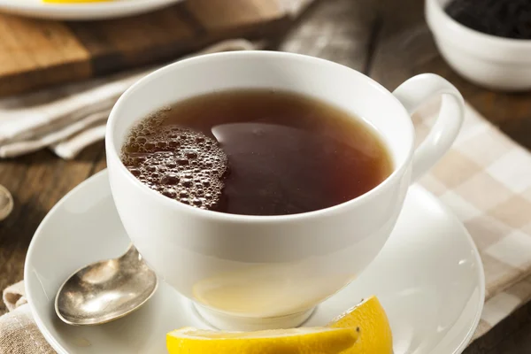 Hot Organic Black Tea — Stock Photo, Image
