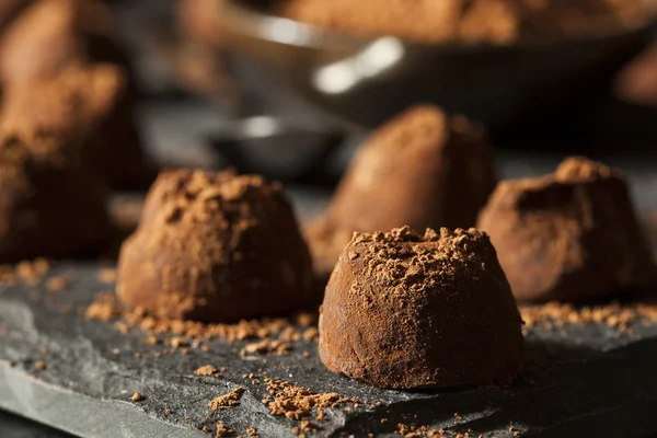 แฟนซีมืดช็อคโกแลตทรัฟเฟิล — ภาพถ่ายสต็อก