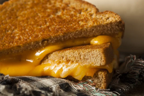 Homemade Grilled Cheese with Tomato Soup — Stock Photo, Image