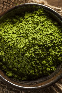 Ham organik yeşil Matcha çay