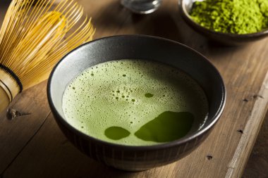 Organik yeşil Matcha çay
