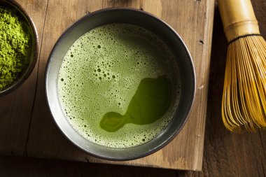 Organik yeşil Matcha çay