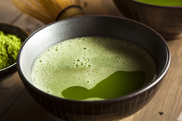 Tè Matcha verde biologico — Foto Stock