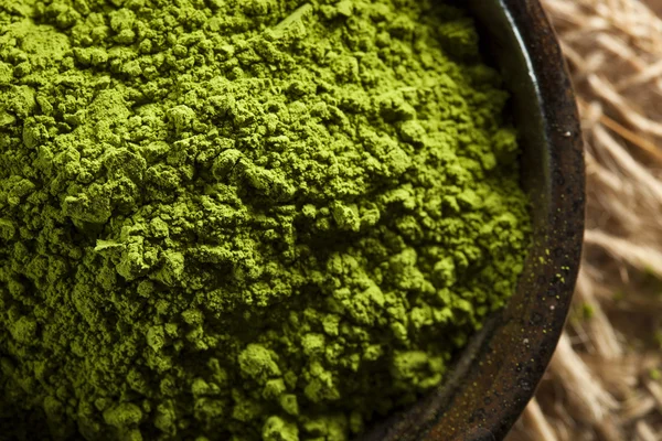 Ham organik yeşil Matcha çay — Stok fotoğraf