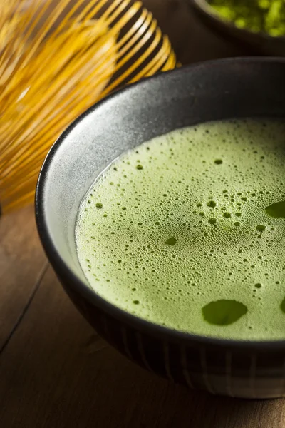 Bio-grüner Matcha-Tee — Stockfoto