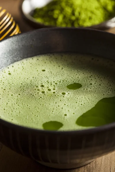 Organické zelený čaj Matcha — Stock fotografie