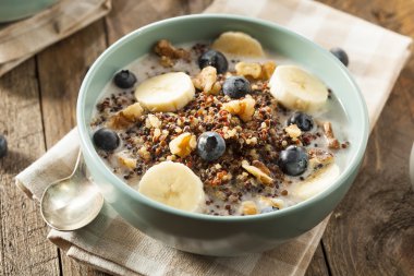 Organic Breakfast Quinoa with Nuts clipart