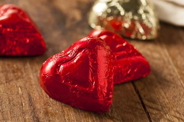 Dulces de chocolate corazón de caramelo —  Fotos de Stock