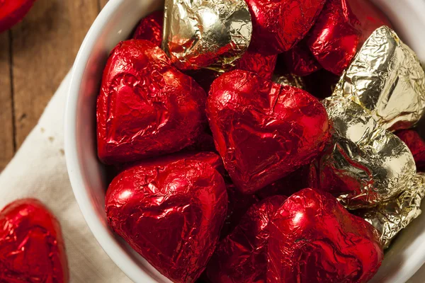 Dulces de chocolate corazón de caramelo — Foto de Stock