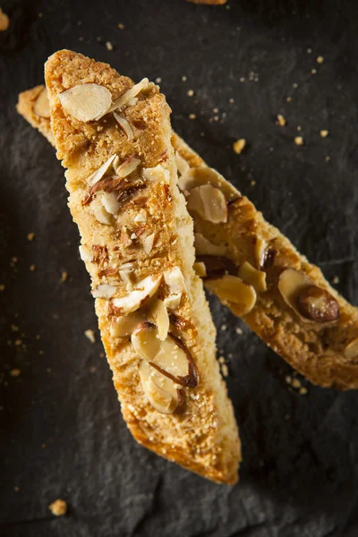 Pâtisserie Biscotti aux amandes maison — Photo