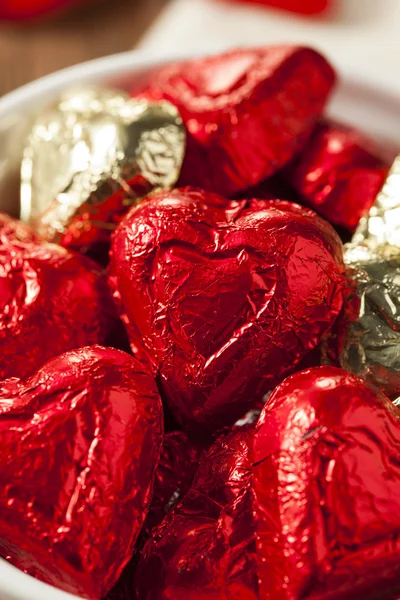 Dulces de chocolate corazón de caramelo — Foto de Stock