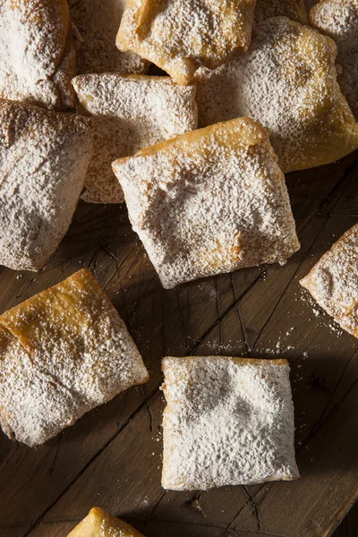 Homemade Powder Sugar Beignets — Stock Photo, Image