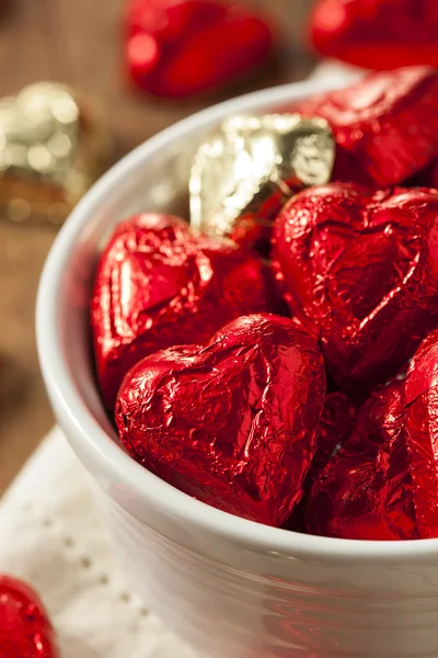 Dulces de chocolate corazón de caramelo — Foto de Stock