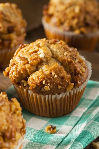 Hausgemachte Bananennuss-Muffins — Stockfoto