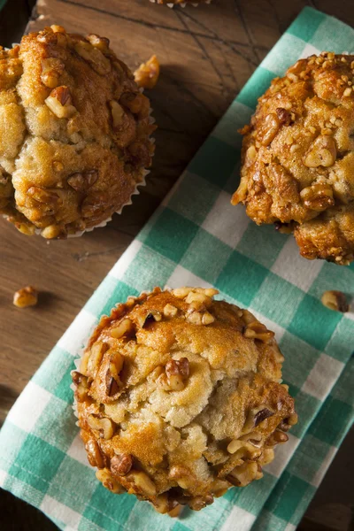 Hjemmelavet banannøddemuffins - Stock-foto