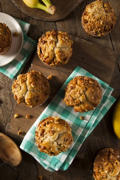 Muffins de banana caseiros — Fotografia de Stock