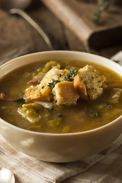 Soupe de pois cassés maison — Photo