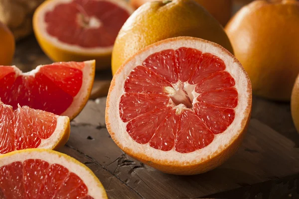 Egészséges szerves vörös Rubin Grapefruit — Stock Fotó