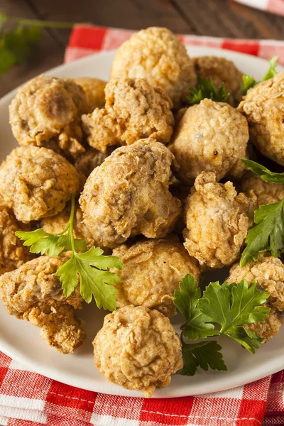 Homemade Deep Fried Mushrooms — Stock Photo, Image