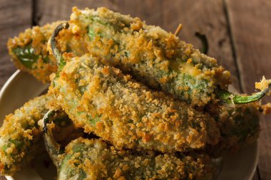Ev yapımı ekmekli Jalapeno Poppers