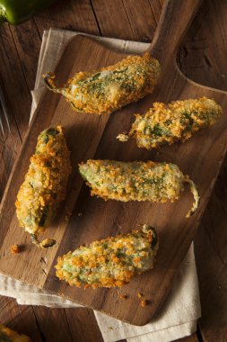Ev yapımı ekmekli Jalapeno Poppers