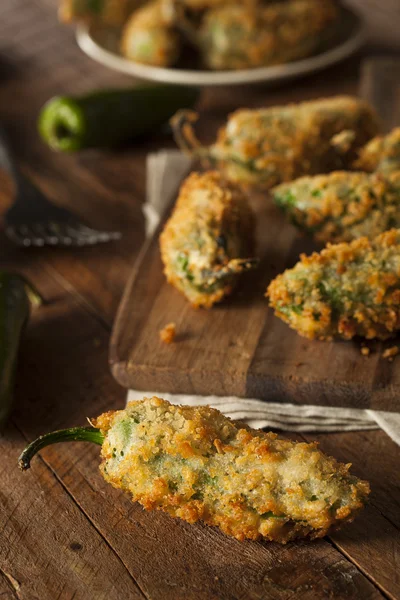 Domácí obalované Jalapeno Poppers — Stock fotografie