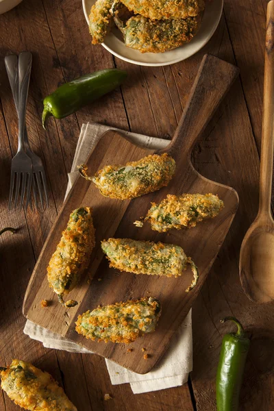 Házi panírozott Jalapeno Poppers — Stock Fotó