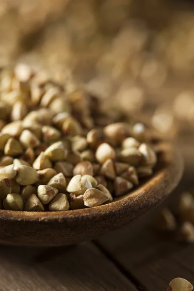 Raw Dry Organic Buckwheat — Stock Photo, Image