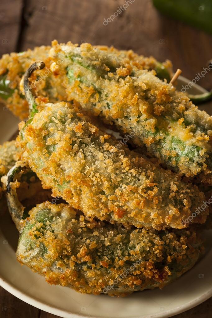 Homemade Breaded Jalapeno Poppers — Stock Photo © bhofack2 63753181