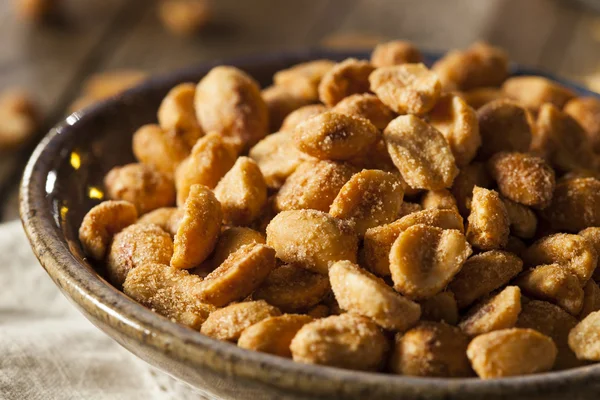 Homemade Honey Roasted Peanuts — Stock Photo, Image