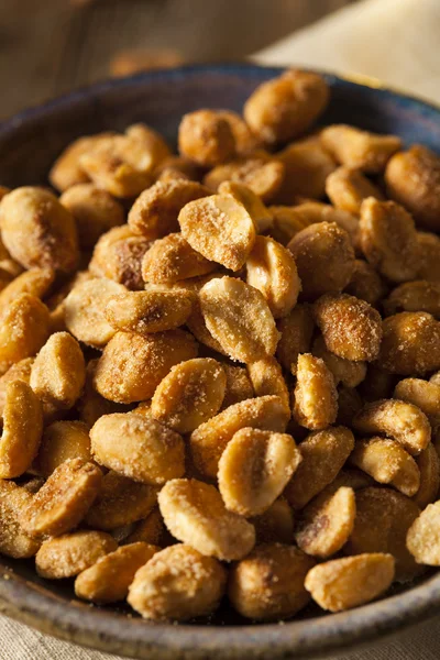 Homemade Honey Roasted Peanuts — Stock Photo, Image