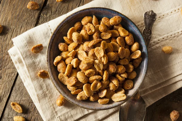 Homemade Honey Roasted Peanuts — Stock Photo, Image