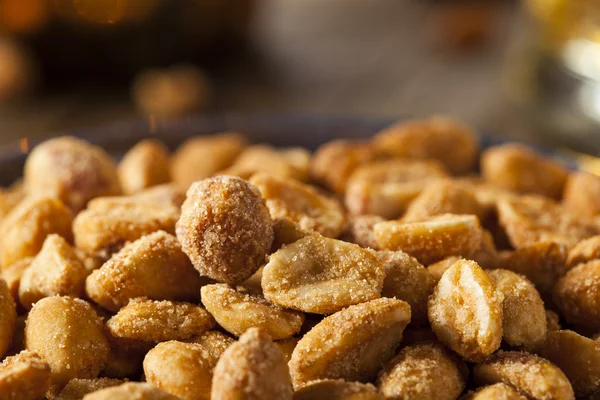 Homemade Honey Roasted Peanuts — Stock Photo, Image