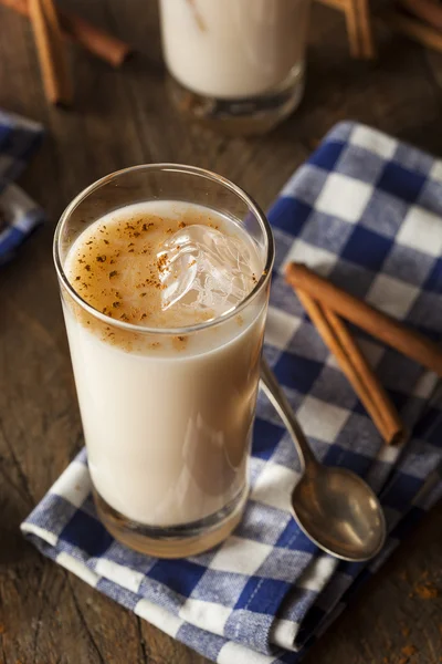 Horchata fatta in casa con cannella — Foto Stock