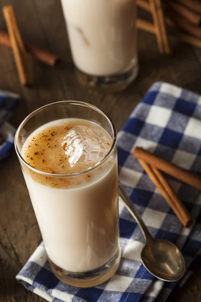 Homemade Horchata with Cinnamon — Stock Photo, Image